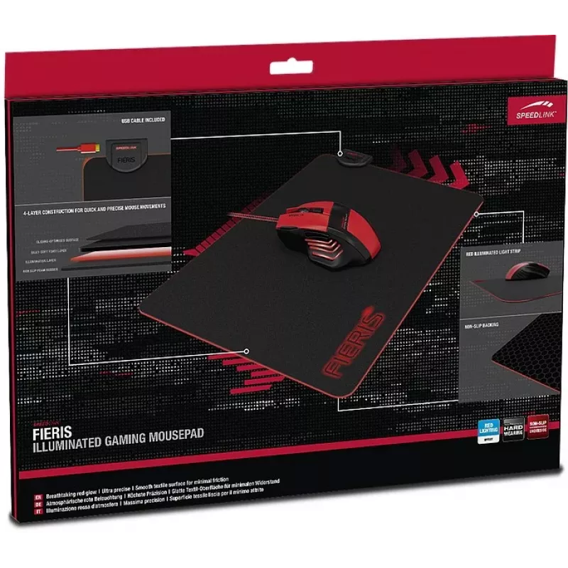 Speedlink Fieris tapete de rato (SL-620103-BK)