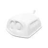 Manteigueira FIFTYEIGHT Versteckt branca – manteigueira de porcelana com rosto escondido