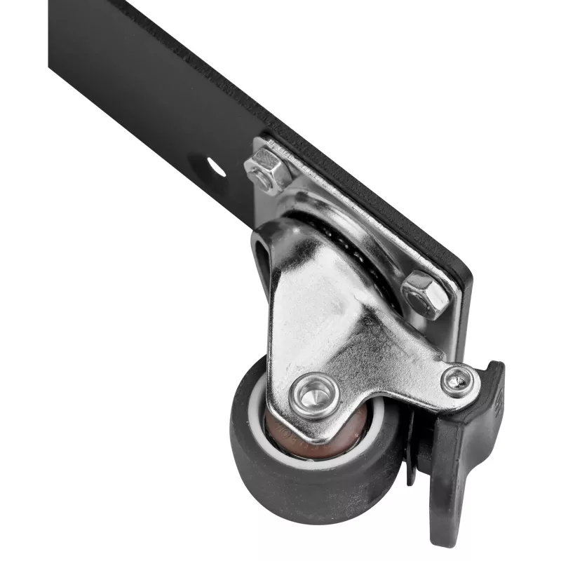 Conjunto de rodízios giratórios SilverStone SST-RAC-SRW-002 (2 rodas, preto, rotação 360°, travão Total Lock)