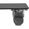 Conjunto de rodízios giratórios SilverStone SST-RAC-SRW-002 (2 rodas, preto, rotação 360°, travão Total Lock)