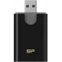 Silicon Power Combo Leitor de cartões SD/microSD, USB 3.2 Gen 1 Type-A, Preto (SPU3AT5REDEL300K)