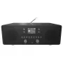 Rádio-despertador Reflexion HRA21DAB+ DAB+ FM com Bluetooth, alarme duplo, temporizador de sono, preto