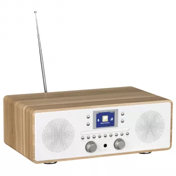 Rádio de internet Reflexion HRA23INT com DAB+, FM, Bluetooth e Spotify Connect, branco
