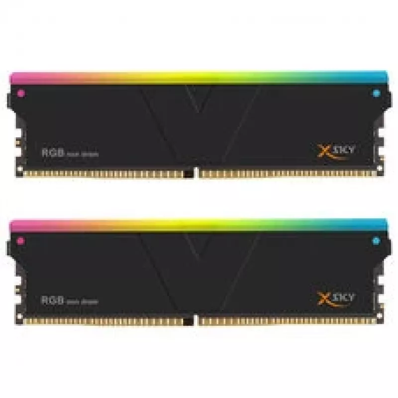 Kit de preenchimento RGB V-Color Manta XSky para DDR5, sem DRAM, ARGB - Dual-Kit, preto