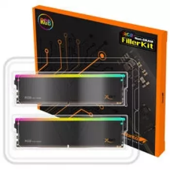 Kit de preenchimento RGB V-Color Manta XSky para DDR5, sem DRAM, ARGB - Dual-Kit, preto