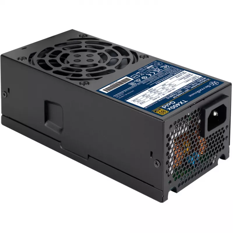 Fonte de alimentação ATX SilverStone TX400x Gold 400W 80 PLUS Gold, preto, 2x PCIe
