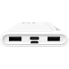 Silicon Power GP15 10000 mAh power bank, branco (SP10KMAPBKGP150W)