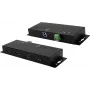 Hub USB 3.2 Gen 1 de 4 portas em alumínio EXSYS EX-1184HMVS-2 com fonte de alimentação