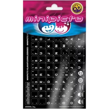 Kolm Lõvi Minipicto estónio, autocolantes para teclado (KB-UNI-EE01-BLK)