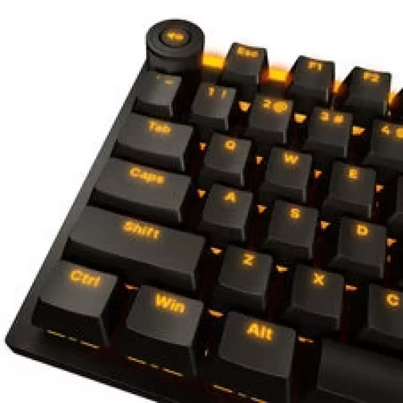 be quiet! Light Mount TKL teclado gaming mecânico tátil silencioso, retroiluminação RGB, tenkeyless, com fios, preto