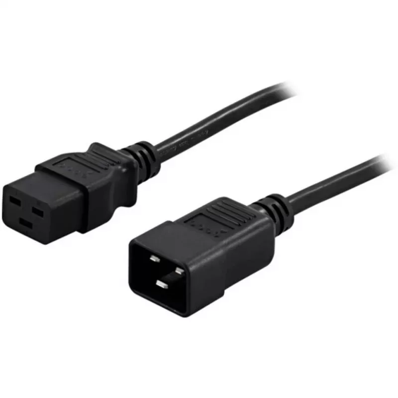 BlueWalker PowerWalker cabo de alimentação IEC 60320 C19 para C20 1,8 m preto