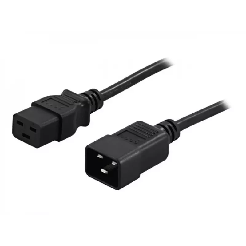 BlueWalker PowerWalker cabo de alimentação IEC 60320 C19 para C20 1,8 m preto