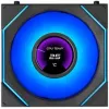 Lian Li UNI FAN SL-INF 120 FLEX LCD Wireless ARGB pack de 3 preto com controlador