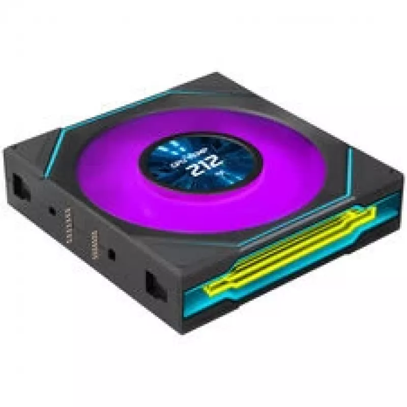 Lian Li UNI FAN SL-INF 120 FLEX LCD Wireless ARGB pack de 3 preto com controlador