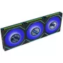 Lian Li UNI FAN SL-INF 120 FLEX LCD Wireless ARGB pack de 3 preto com controlador