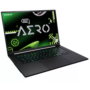 GIGABYTE AERO X16 4PHN4EEC64DH portátil 16 polegadas UHD+ OLED, AMD Ryzen 9 AI 465, 16GB DDR5, 1TB NVMe SSD, NVIDIA GeForce RTX 5070, Windows 11 Home, preto