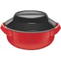 Milton Microwow 1000 caçarola térmica, 0,82 L, vermelha (MT-6491-P)