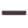 Lenovo ThinkPad Universal USB-C Dock 40AY0090EU - Suporte para 3x ecrãs 4K, 100W Power Delivery, 10 portas, Preto