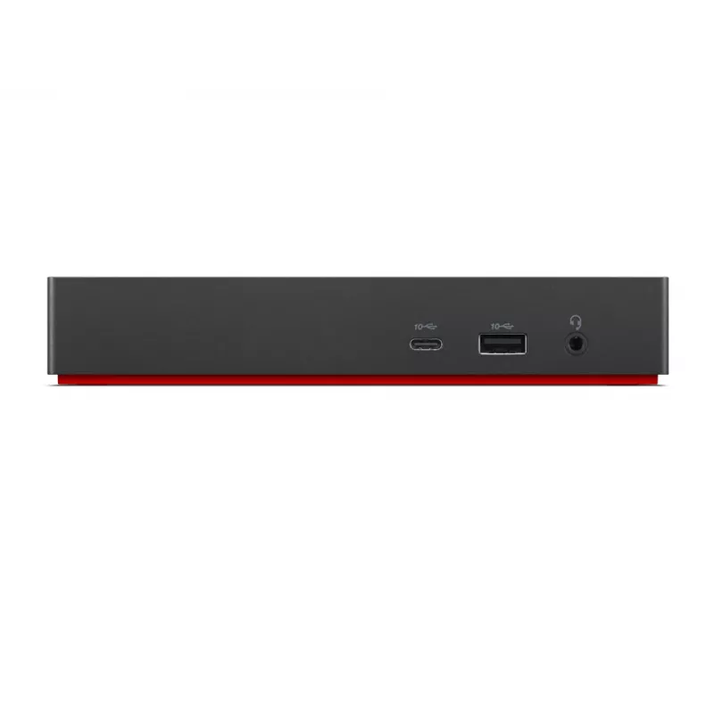 Lenovo ThinkPad Universal USB-C Dock 40AY0090EU - Suporte para 3x ecrãs 4K, 100W Power Delivery, 10 portas, Preto