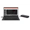 Lenovo ThinkPad Universal USB-C Dock 40AY0090EU - Suporte para 3x ecrãs 4K, 100W Power Delivery, 10 portas, Preto