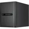 SilverStone Technology SST-CS240 Caixa NAS Mini-ITX preta com 4 baías hot-swap