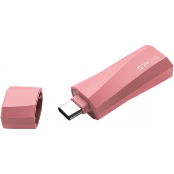 Silicon Power SP032GBUC3C07V1P 32 GB pen drive USB-C rosa sem tampa