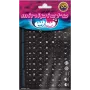 Kolm Lõvi Minipicto estónio/russo, autocolantes para teclado pretos/brancos/azuis (KB-UNI-EE02-BLK-BLUE)