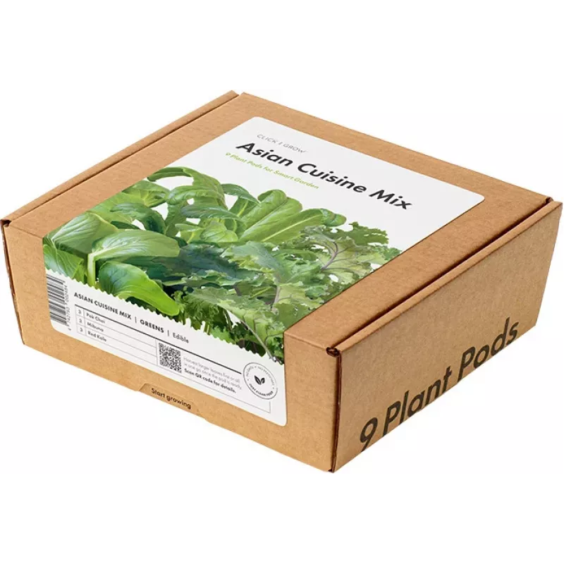 Click & Grow PPMAGX9 cápsulas de plantas Smart Garden pack de 9 (variedades mistas, biodegradáveis, com coberturas)