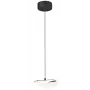 Milali candeeiro de suspensão 19 cm preto E27 metal