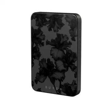Burga Magnetic 5000 mAh Nocturnal Gunmetal powerbank sem fios