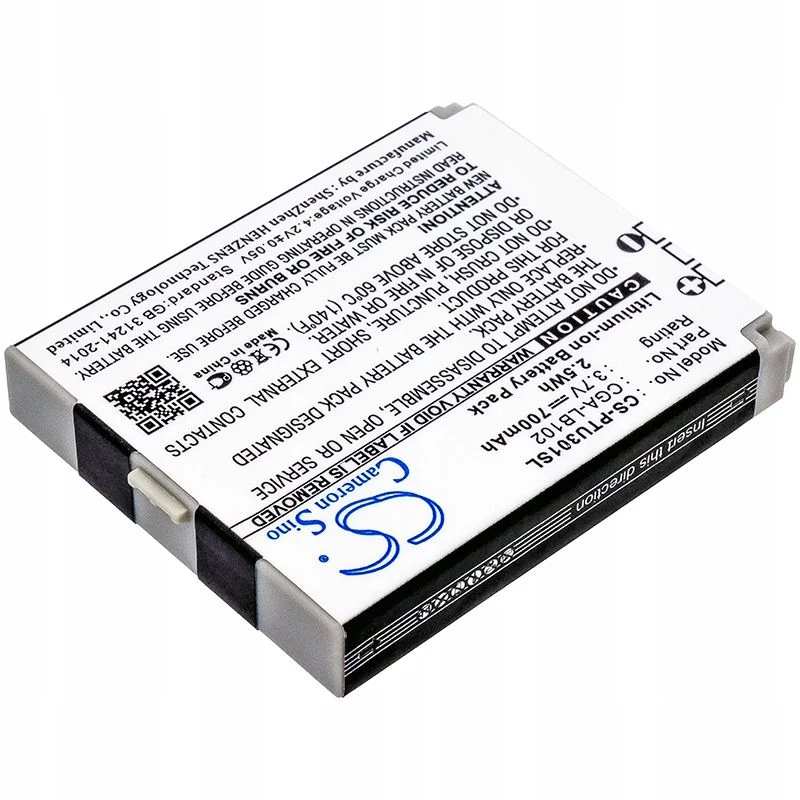 Cameron Sino 3,7 V 1000 mAh bateria de iões de lítio para Panasonic KX-TU301, KX-TU321, KX-TU311, KX-TU325, KX-TW221, KX-TU320, KX-TU327, KX-TU328 (substitui CGA-LB102)