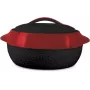 Milton Matrix 5L caçarola térmica, preta/vermelha (MT-9584)