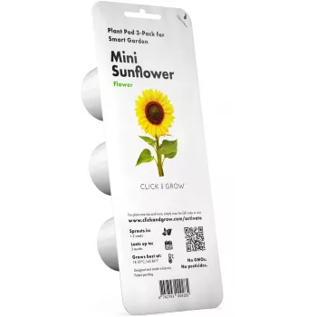 Click & Grow cápsulas de girassol mini para Smart Garden, pack de 3 (SGR65X3)