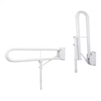 Barra de apoio rebatível HD-05, 76 cm, branco