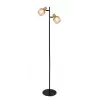 Candeeiro de pé Shadow 2xE14 preto/dourado