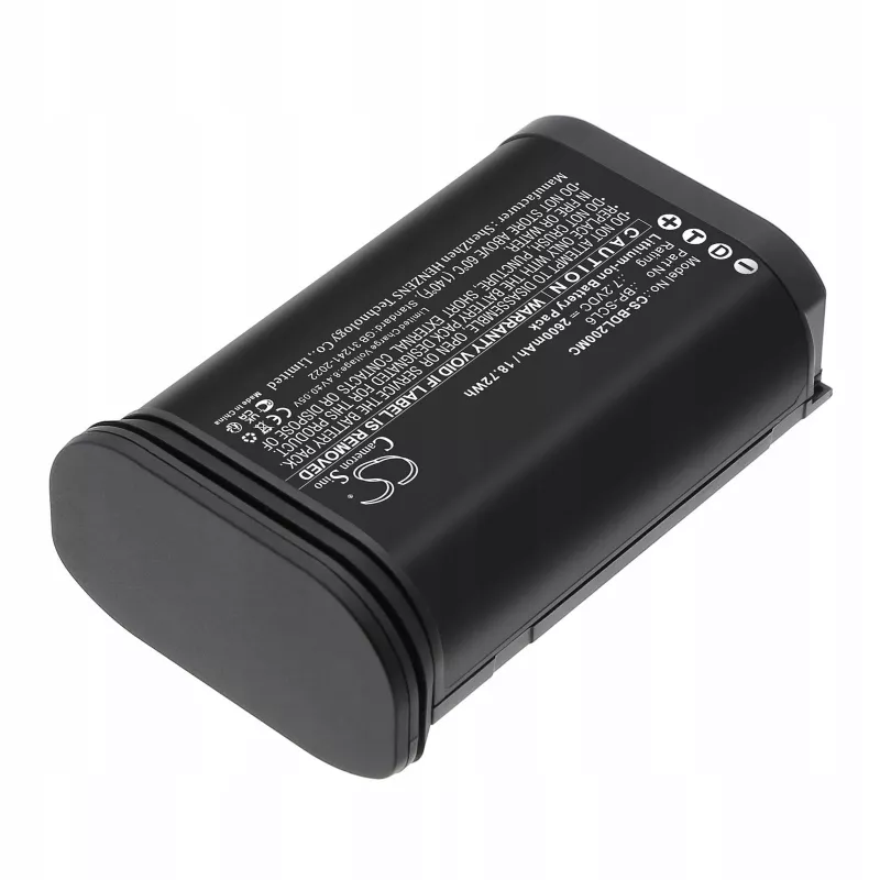 Cameron Sino bateria de iões de lítio 7,2V 2200mAh para Leica Q2 Q3 SL2 SL2s (substitui BP-SCL6, 19531)