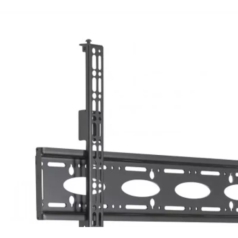 B-TECH AV BT8448-150/BB suporte de teto universal extra-grande para ecrãs planos com haste de 1,5 m Ø50 mm, VESA até 1100x700, 130 kg, preto