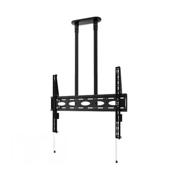 B-TECH AV BT8448-150/BB suporte de teto universal extra-grande para ecrãs planos com haste de 1,5 m Ø50 mm, VESA até 1100x700, 130 kg, preto