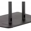 B-TECH AV SYSTEM X - suporte de chão universal baixo para ecrãs planos (VESA 600 x 400) - colunas de 0,75 m Ø50 mm
