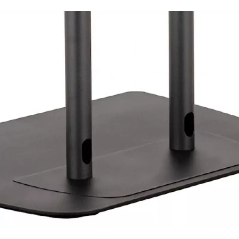 B-TECH AV SYSTEM X - suporte de chão universal baixo para ecrãs planos (VESA 600 x 400) - colunas de 0,75 m Ø50 mm