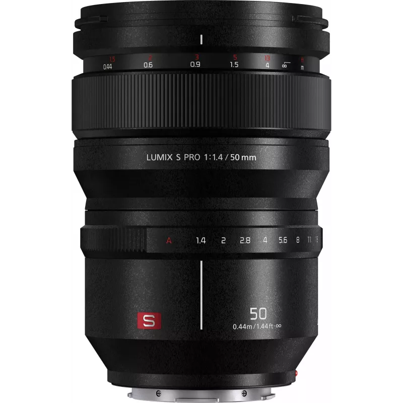 Panasonic Lumix S Pro 50mm f/1.4 objetiva, L-Mount, full-frame (S-X50E)