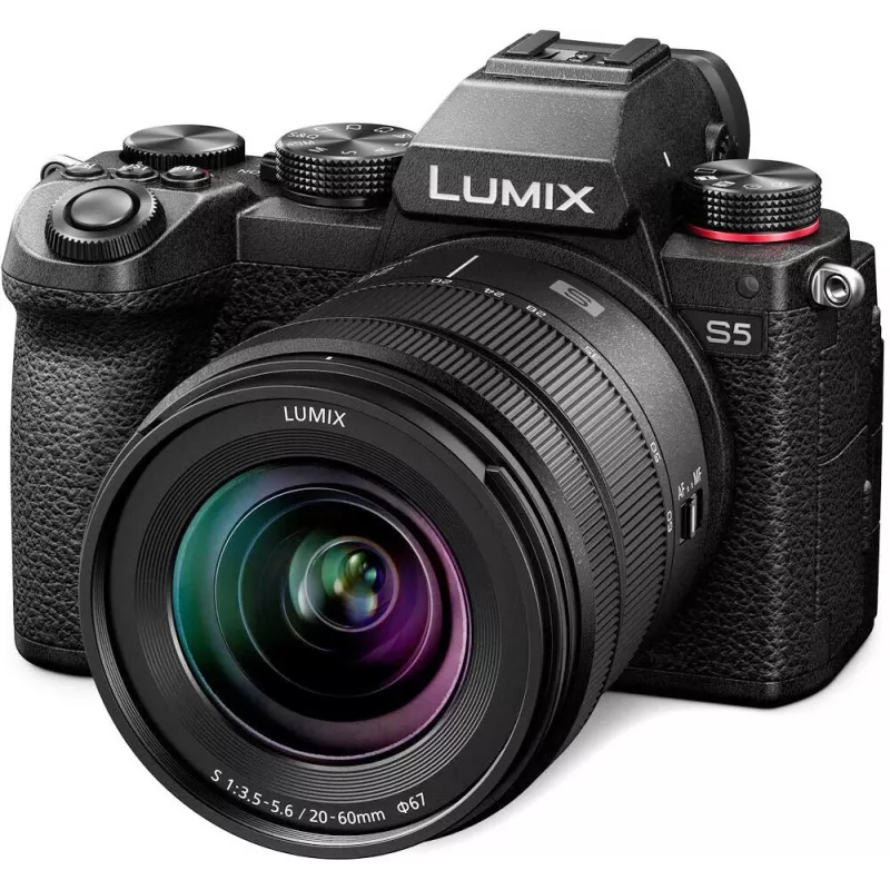 Panasonic Lumix DC-S5KE-K câmara de sistema full frame com kit de objetiva 20-60mm
