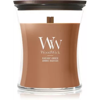 WoodWick Radiant Amber vela perfumada Elipsa 453,6g