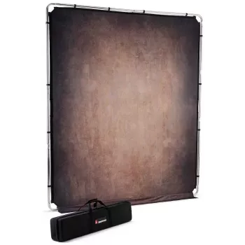 Manfrotto EzyFrame Vintage estrutura com fundo incluído, nogueira (LL LB7934)