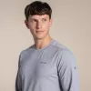 Craghoppers NosiLife Abel camisa de manga comprida - Soft Grey Marl - tamanho M