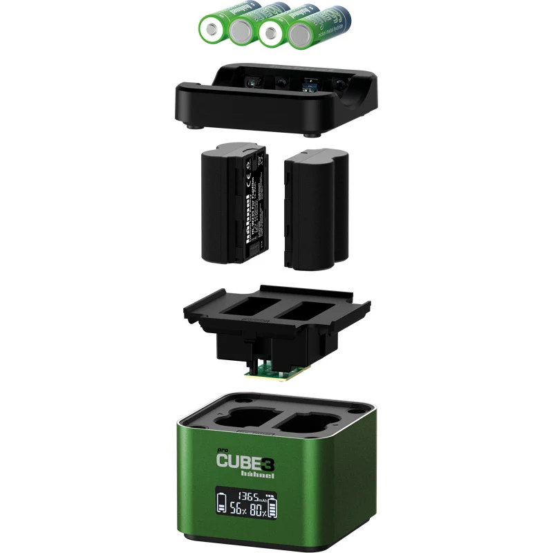 Hähnel ProCube 3 Twin carregador para câmaras Fujifilm (1000 577.3)
