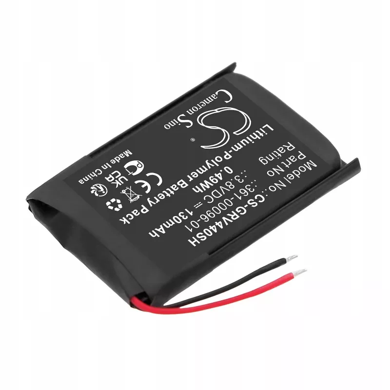 Cameron Sino 130mAh bateria de substituição para Garmin Vivoactive 4S (40mm) - tipo 361-00096-01 / CS-GRV440SH
