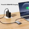 UNITEK USB-C hub multiporta 6-em-1 | 3x USB-A 5Gbps | PD 100W | HDMI 4K@30Hz | RJ45 Gigabit Ethernet | Space Grey