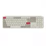 Keychron B6 Pro teclado mecânico sem fios ultra-slim 100% – Retro vermelho