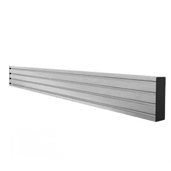 B-TECH AV SYSTEM X - Calha de montagem horizontal - 1m - preto